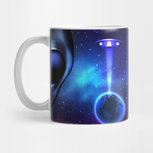 Cosmic Family - Alien UFO - 02 Mug